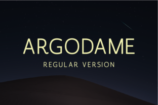 Argodame: A Friendly Font for Modern Design