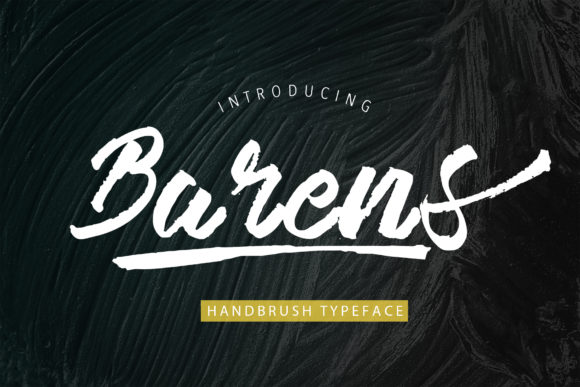 Barens: A Modern Handwritten Font for Business