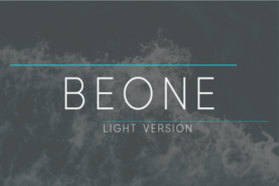 Beone Light: A Modern Font for Business Success