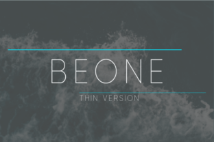 Beone Thin: A Refined Sans Serif Font for Digital Branding