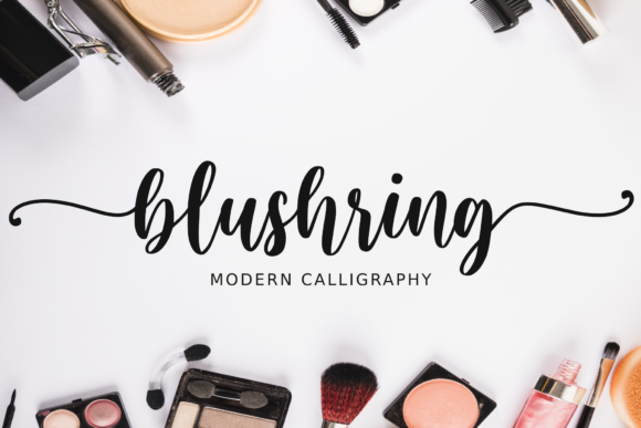 Blushring: A Elegant Handwritten Font