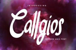 Callgios: A Modern Script Typeface