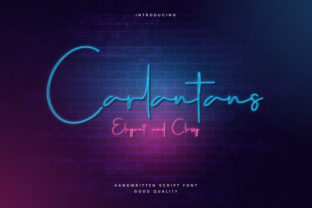 Carlantans: A Modern Script Font