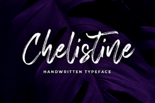Chelistine: A Modern Script Font for Crafters