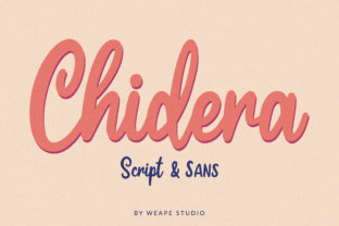 Chidera: A Handwritten Font for Web Design