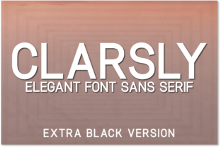 Clarsly Extra Black: A Premium Sans Serif Typeface for Digital Clarity