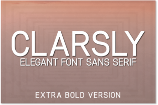 Clarsly Extra Bold: A Modern Sans Serif for Confident Digital Branding