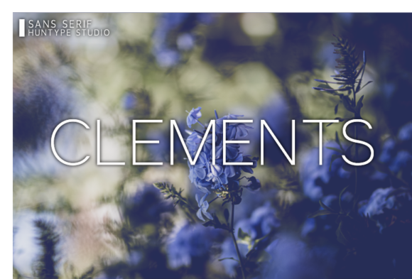 Clements: A Modern Sans Serif for Web Design