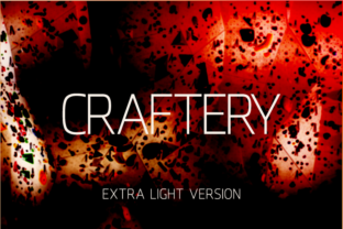 Craftery Extra Light Font