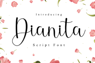 Dianita Font: Elegant Script for Makers