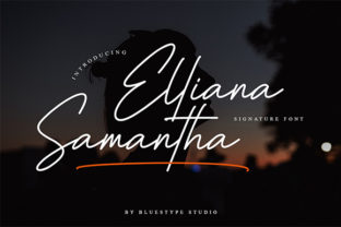 Elliana Samantha: A Stylish Font for Creative Campaigns