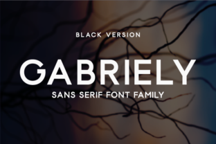 Gabriely Black: A Modern Font for Crafters