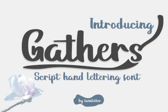 Gathers: A Creative Font for Web Design