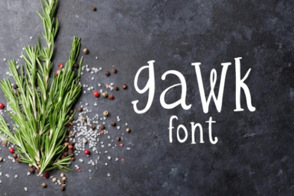 Gawk: A Modern Serif Font