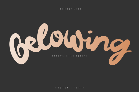 Gelowing: A Handwritten Font for Craft Creators