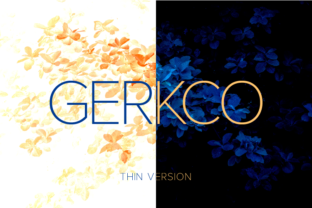 Gerkco Thin: A Modern Sans Serif for Creative Projects