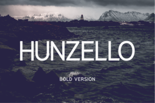 Hunzello Bold: A Clean, Modern Font for Designers