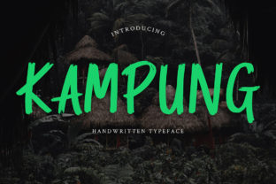 Kampung: A Handwritten Font for Modern Web Design