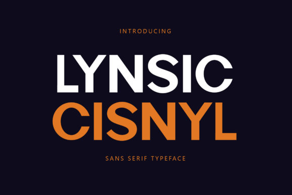 Lynsic Cisnyl Font Review