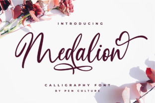 Medalion: A Modern Script Font