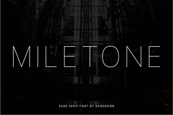 Miletone: A Modern Font for Business