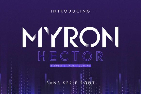 Myron Hector: A Bold Font for Creative Makers