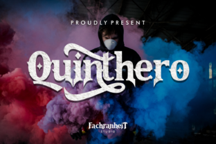 Quinthero: A Stylish Blackletter Font