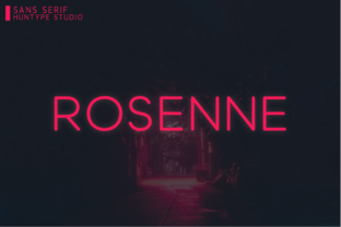 Rosenne: A Modern Font for Craft Creators