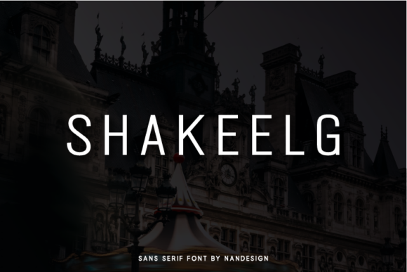 Shakeelg: A Bold Sans Serif for Branding