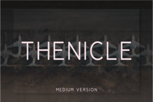 Thenicle Medium: A Stylish Sans Serif for Editorial Design