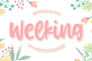 Welking: A Handwritten Font for Creative Web Design